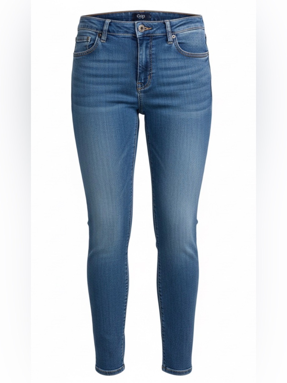 GAP Medium Blue High-Rise Skinny Jeans for Women